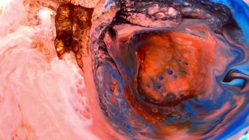 Abstrakte bunte Tinte Explode 21