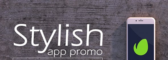 Stylish Mobile App Promo