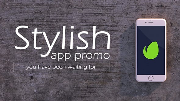 Stylish Mobile App Promo
