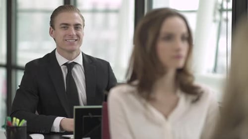 A Caucasian Man Works In A Attractive Modern Office (4 Of 5)