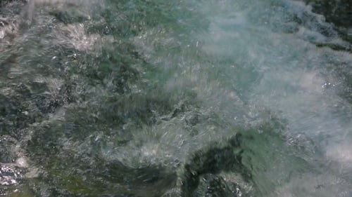 Fast Flowing Stream Of River.