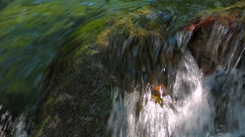 Stream Water Rapidly Falling