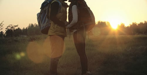 Romanze bei Sonnenuntergang