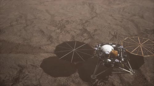 Einblick Mars erkundet die Oberfläche des Roten Planeten