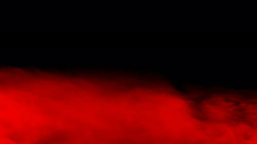 Abstract Smoky Red Background on Black
