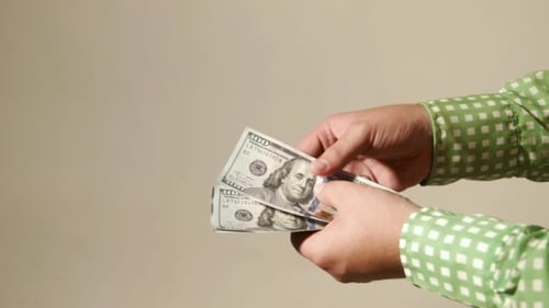 Cash Transaction Gives Dollars