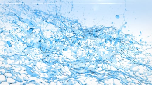 Exploding Liquid Logo Reveal