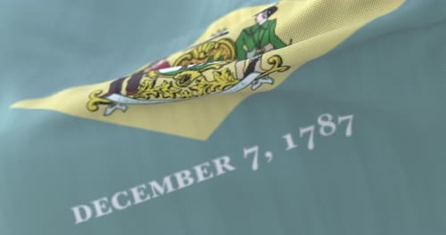 Flagge des US-Bundesstaates Delaware