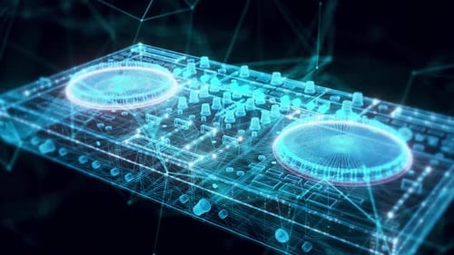 Smart Dj Control Hologram Close Up Hd