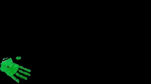 Impresiones De Manos Sobre Un Fondo Negro.