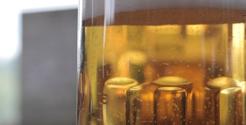 Bière dans un verre