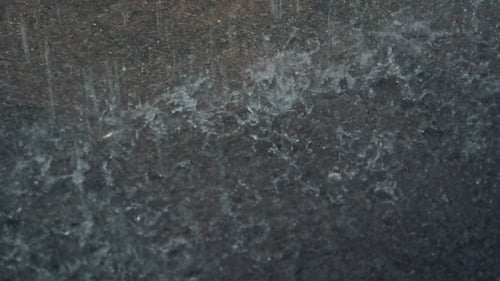 Rain Drops Splashing Slowly