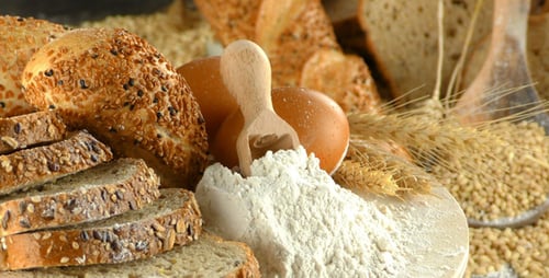 Bread Wheat Egg and Flour Concept 18