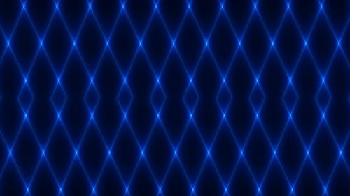 Seamless Blue Glowing Diamond Geometric Background