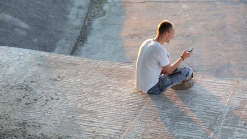 Man with the Phone