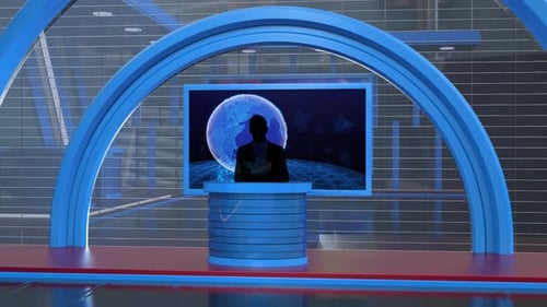Virtual Studio Set 1007 Camera 02