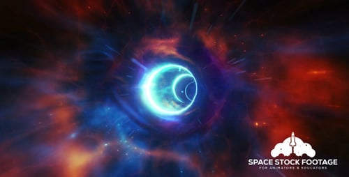 Abstract Cosmic Space Warp Tunnel Transition