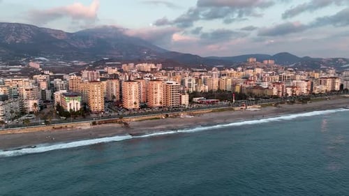 Cloudy Sunset at Sea