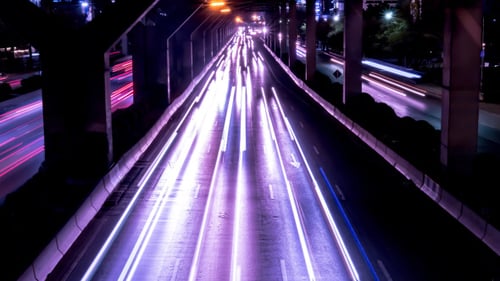 Circulation urbaine de nuit
