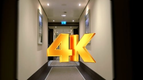 Moving Along The Light Hotel Hall