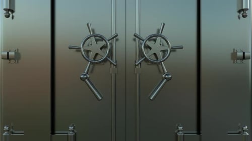 4K Safe Door Vault Opening
