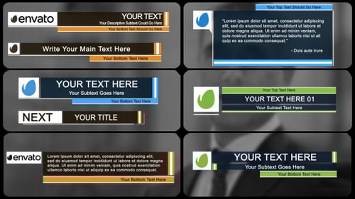 Corporate Lower Thirds