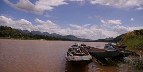 River With Boats
