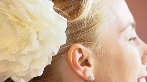 Woman Receiving Makeup Artistry Close Up
