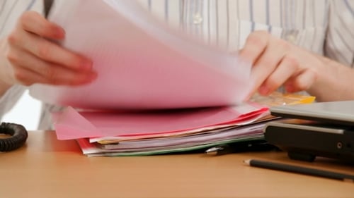 Flipping Through Documents in Office Setting