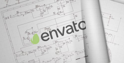 Blueprint/Schematics Logo