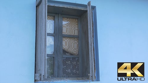 Holzrahmen Vintage-Fenster