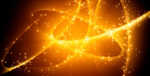 Abstract Flowing Light Particles Background