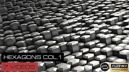 Coleção Dirty Hexagons #1 - Pacote com 7
