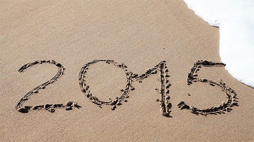 Sign 2015 Drawn in The Sand