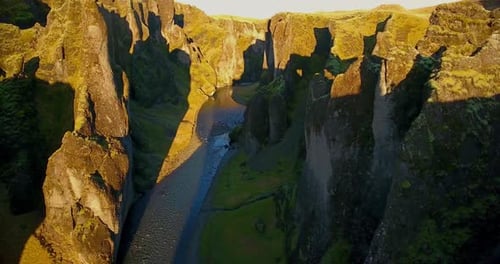 Fjadrargljufur Canyon Iceland