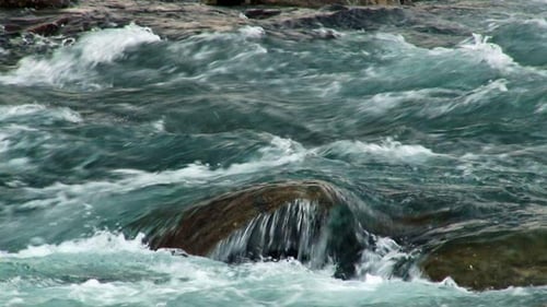 Clean Water is Fast Flowing Mountain River