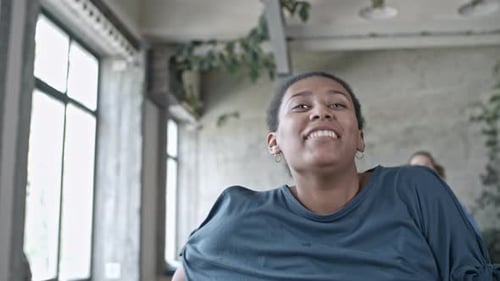 Women Dancing Together in an Urban Studio