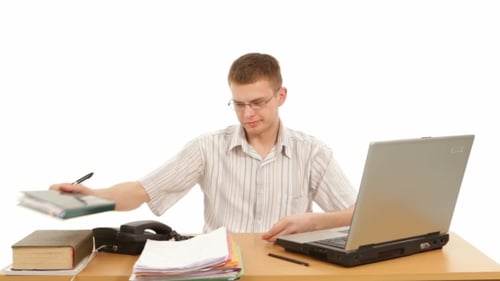 Man In Office