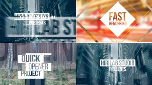 Quick Glitchy Opener