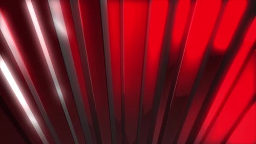 Modern Red Glowing Bars Abstract Motion Background