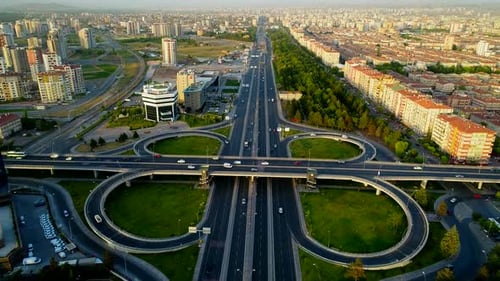 Aerial View Junction And City