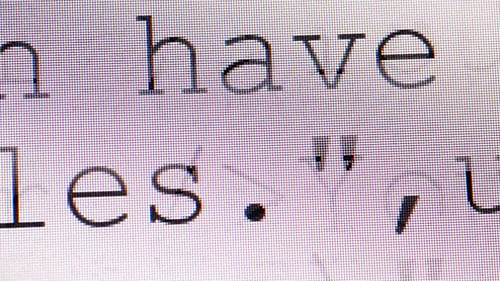 HTML Codes On Screen 640