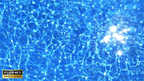 Schwimmbad und Reflexionen