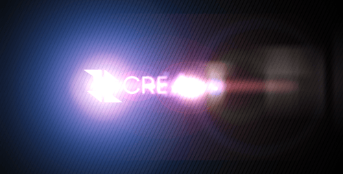 Clean Lens Flare Logo Transition