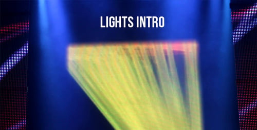 Lichter-Intro mit beweglicher Kamera