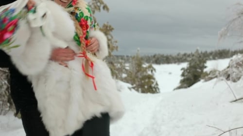 Romantic Winter Walk