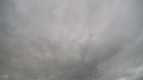 Moving Clouds on an Overcast Day