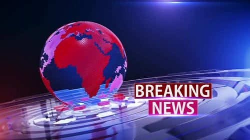 Breaking News Background Loop 7