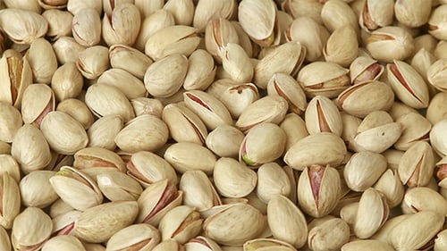 Shelled Pistachios Close Up