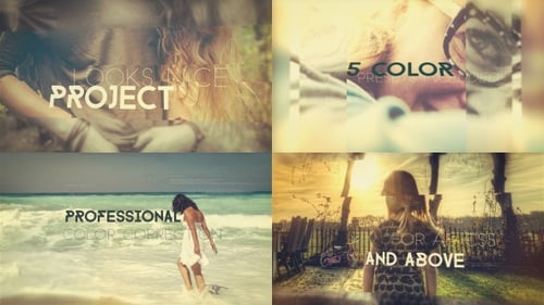 Cinematic Photo Video Slideshow with Retro Effects